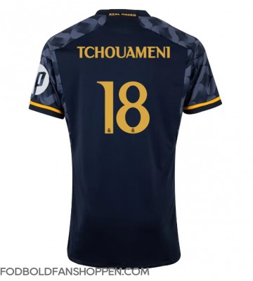 Real Madrid Aurelien Tchouameni #18 Udebanetrøje 2023-24 Kortærmet